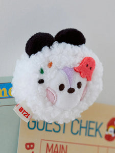 BT21 Minini Official Plush Magnet Bunsik