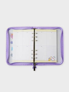 BT21 Official 6-Ring Clear PVC Binder 2024 Season’s Greetings